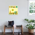 thumbnail image 3 of Art.com Chicago Skyline Stretched Canvas Print Wall Art by Jazzberry Blue, 24" x 24", 3 of 4
