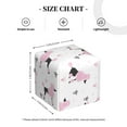 thumbnail image 2 of Tissue Box Cover, Pink Cute Poodle Dog Crown Leather Tissue Box Holder Square for Bathroom, Waterproof Box Cover Decorative for Vanity Countertop/Night Stands/Office Desk, 2 of 5