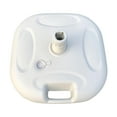 thumbnail image 3 of Base para sombrilla de patio, soporte para sombrilla, rellenable con 20 kg de agua y arena. Blanco, 3 of 8