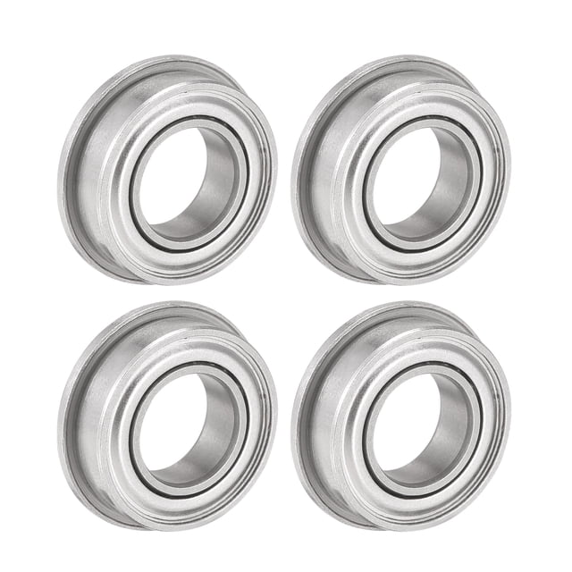 Unique Bargains SF689ZZ 9x17x5mm Roulements à Billes à Brides en Acier Inoxydable Double Pack de 4 Blindés
