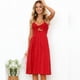 thumbnail image 4 of Vestido lencero, vestido sexy con escote en V y espalda descubierta para mujer, diseñado a medida, 4 of 7