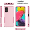 thumbnail image 2 of For Samsung Galaxy A14 5G Phone Case, with Tempered Glass Screen Protector, Heavy Duty Rugged Shockproof Full Body Protection Sturdy Durable Cover Cute Bumper for Galaxy A14 5G -Pink, 2 of 6