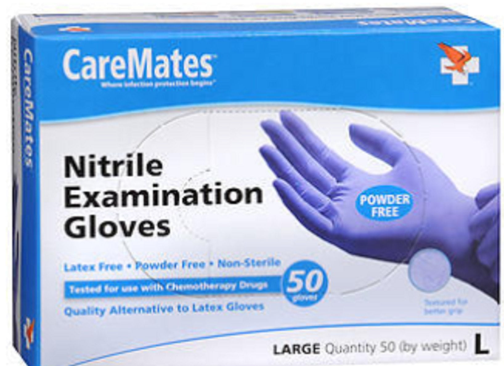 200 Details about   Nitrile Exam Gloves BLUE Powder Free Size MEDIUM 100 1000 500
