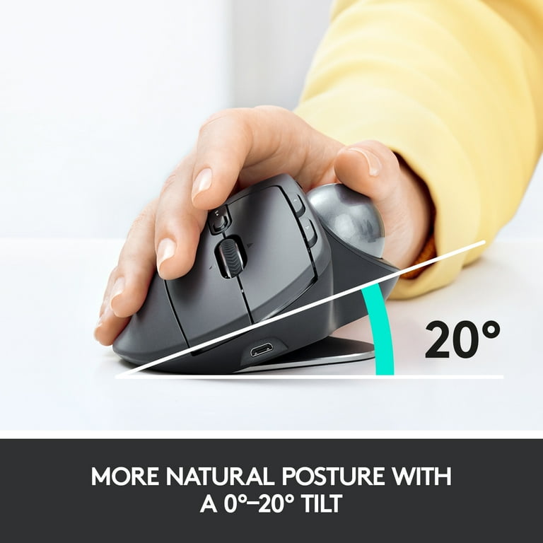 Logitech MX ERGO Ergonomic Wireless Trackball Mouse