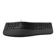 thumbnail image 1 of Microsoft Ergonomic Keyboard - Keyboard - USB - black, 1 of 5
