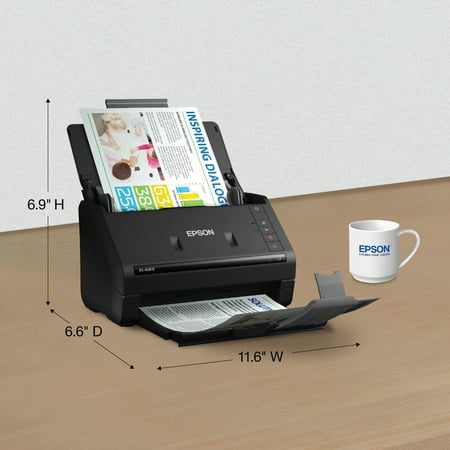 Epson - WorkForce ES-400 II Duplex Desktop Document Scanner