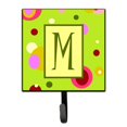 thumbnail image 1 of "Treasures CJ1010-MSH4 Letter M Initial Monogram-Green Leash Holder o Key Hook, Small, Multicolor" Caroline's Treasures CJ1010-MSH4, 1 of 1