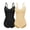 Apricot + Black, variant on Seamless Camisole Thong Bodysuit for Women Tummy Control Shapewear Tops