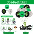 thumbnail image 3 of Kit de decoración para fiestas de cumpleaños con temática de ballenas alienígenas, 53 unidades, 3 of 7