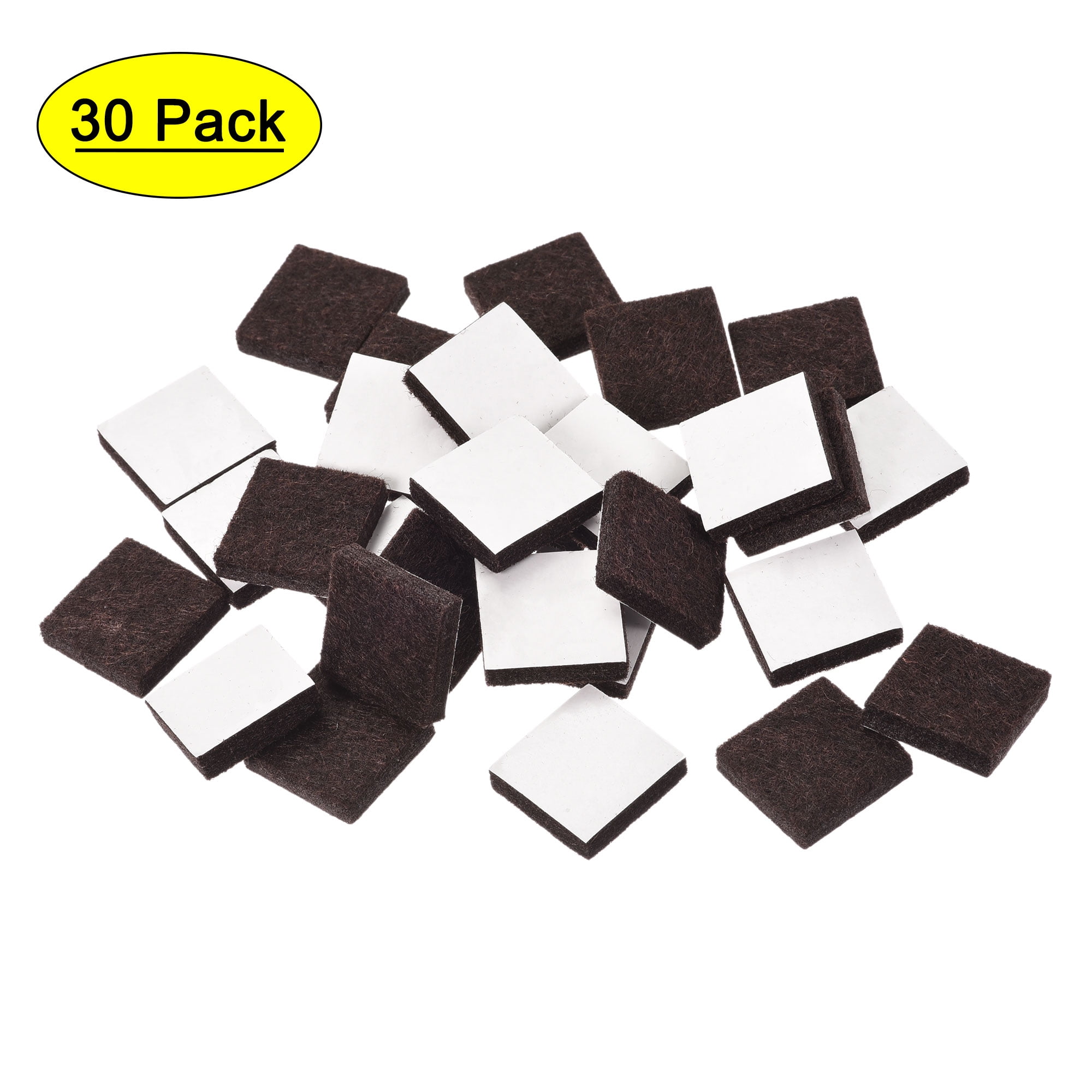 Uxcell Felt Pads Rectangle 5 7/8 x 1/2 Anti-Scratch for Furniture Floor Black 12pcs | Harfington