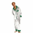 thumbnail image 2 of Family Christmas Pajamas Matching Sets Christmas Pjs Long Sleeve Button down Sleepwaear Holiday Top and Pajamas Pants Christmas Family Pajamas Set, 2 of 6
