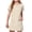 Khaki, variant on Scyoekwg Girls Summer Dress Fashion Eyelet Dress with Pocket Cute Crew Neck Solid Color Short Sleeve Comfy Dresses, Purple, 5-6 Years