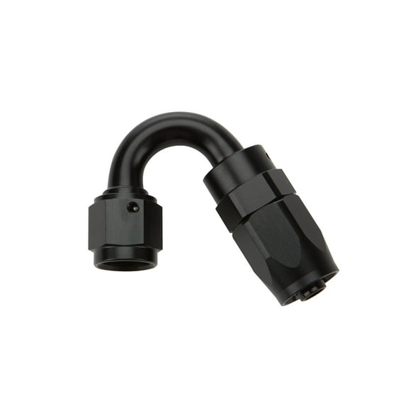 Reusable Hose End Black 150 Deg Elbow -6