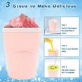 thumbnail image 4 of Vaso de aluminio para granizados, vaso mágico para granizados congelados, vaso refrescante para granizados de verano, vaso para batidos, ideal para niños y familias., 4 of 5