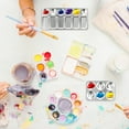 thumbnail image 5 of Uxcell 6 Well Paint Tray Palette Lavable Paleta de Pintura Bandeja de Pintura Rectangular de Aluminio para Acuarela, Plateada, 5 of 5