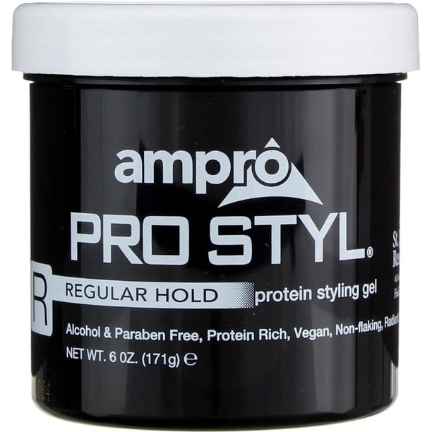 Ampro Gel para peinar fijación extra 6 oz. (paquete de 3)
