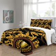 thumbnail image 4 of Home Bedding Cover Set Luxury Pattern Duvet Cover Quilt Cover Set Bed Gift Designable,California King (98"x104"), 4 of 5