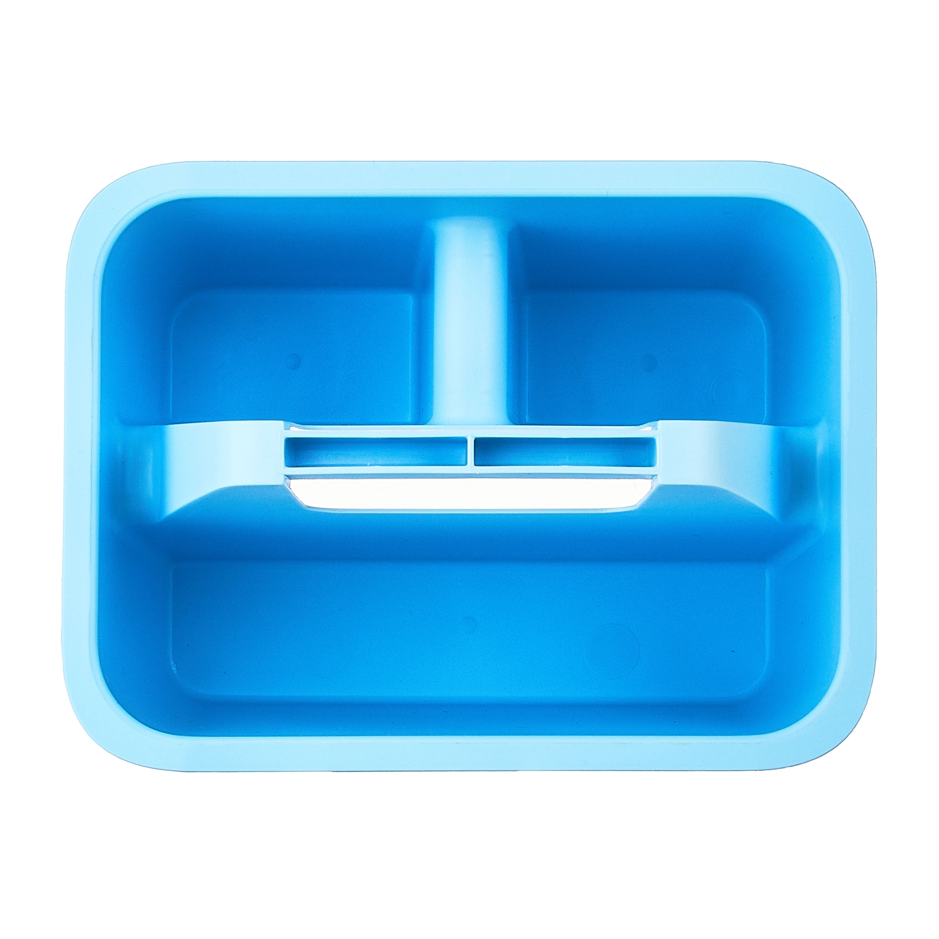 Pen+Gear Mini Plastic Craft and Hobby Organizer Caddy, Sky Blue, 1-Pack