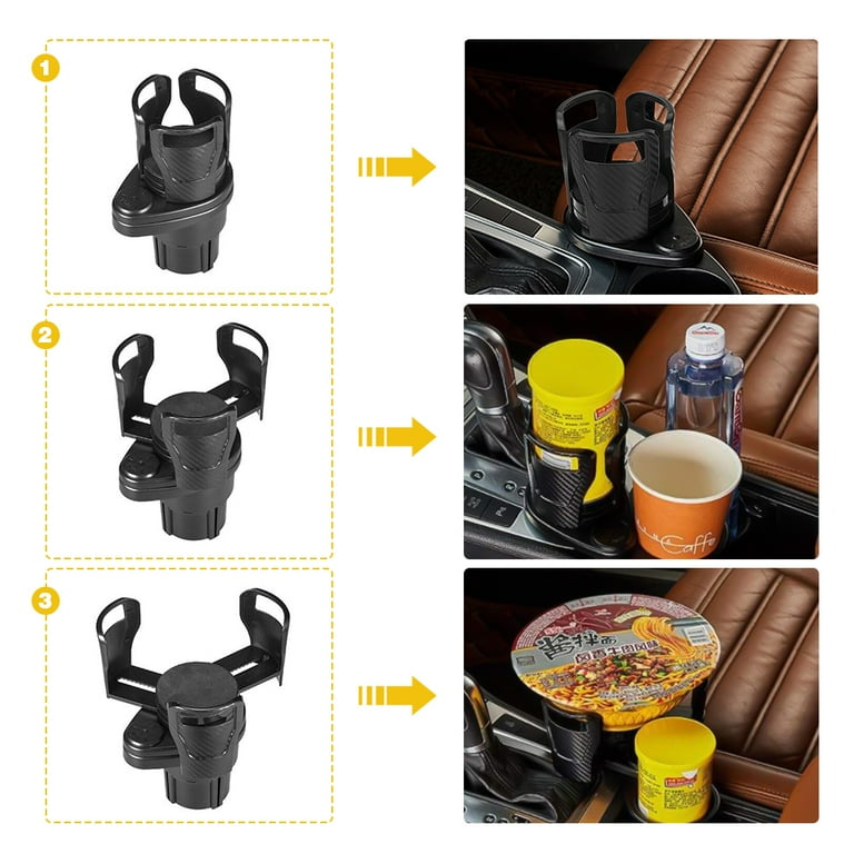 2 in 1 Multifunctional Car Cup Holder Vehicle Mounted Water Cup Drink  Holder NEW