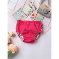 thumbnail image 2 of TTAO Reusable Swim Diapers for Girl Boy Adjustable for Swimming Lesson & Baby Shower Gifts Hot Pink 70, 2 of 7