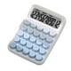 thumbnail image 3 of Calculadora de interruptor mecánico portátil, pantalla inclinable de 15 degree, teclas redondas Retro, pantalla LCD para cálculo numérico básico, compacta Azul degradado Sunnimix Calculadora, 3 of 8