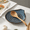 Starry Blue, variant on RYLZX Spoon Rest for Stove Top,Black,  Ceramic Spoon Holder Large Spault Rest for Kitchen Counter Coffee Spoon Holder Cooking Utensil Rest Modern Farmhouse Kitchen Décor for Christmas, 5 Inch