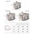 thumbnail image 2 of Black White Vintage Gnomes Small Toaster Cover 2 Slice, Kitchen Appliance Covers, Checkered Retro Art Rustic Toaster Oven Cover with Loop, Bread Machine Cover Polyester Dust Cover Protection, 2 of 4