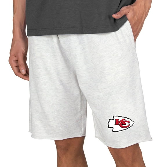 Men's Concepts Sport Oatmeal Kansas City Chiefs Mainstream Terry Shorts