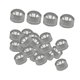 thumbnail image 4 of 100 tapones de rosca M4 para accesorios de iluminación, tapones de rosca decorativos de hierro moleteado Plata, 4 of 9
