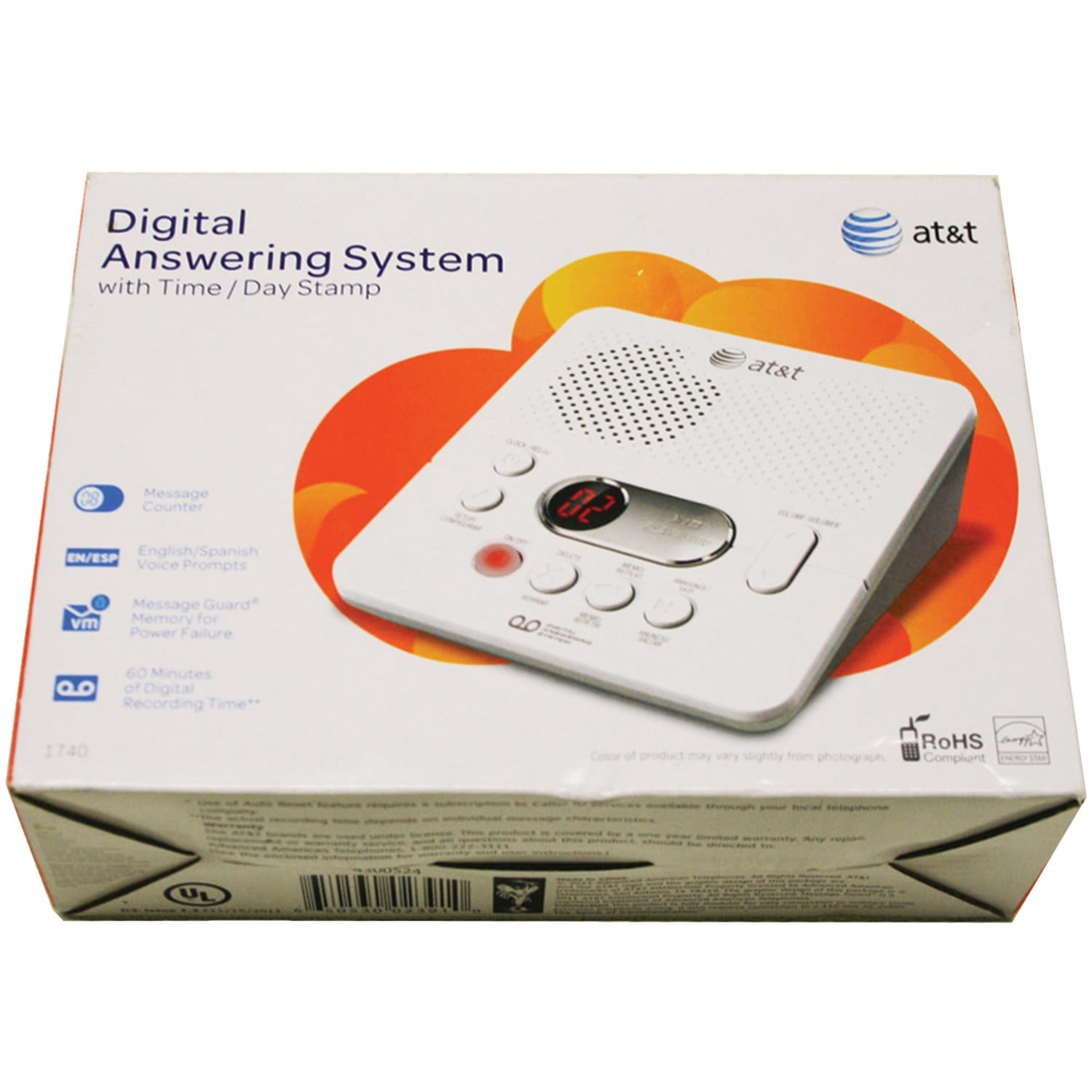 AT&T Digital Answering System, White, 80-8436-05