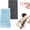 Blue2 + Black2, variant on Exfoliating Shower Towel - Soft Textured Exfoliating Bath Towel for Home, Rich Foaming Body Washcloth, Extra-Long 100cm Foldable Back Scrub Towels for Cleaning Body Skin
