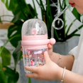 thumbnail image 4 of Taza de agua Sunnimix Botella de paja Rosado, 4 of 7