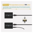 thumbnail image 3 of Extension Kvm 4k 60hz sur Ip avec Port USB IR RS232 Non Compressé HD 2.0 à RJ45 Émetteur Ethernet pour PS4 PC TV, 3 of 6