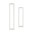thumbnail image 4 of Powell Janelle Wall-Mounted Bathroom Towel Rack, Set of 2, White, 4 of 11