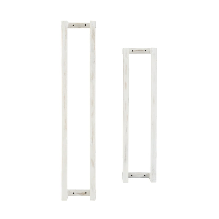White metal towel rack hot sale