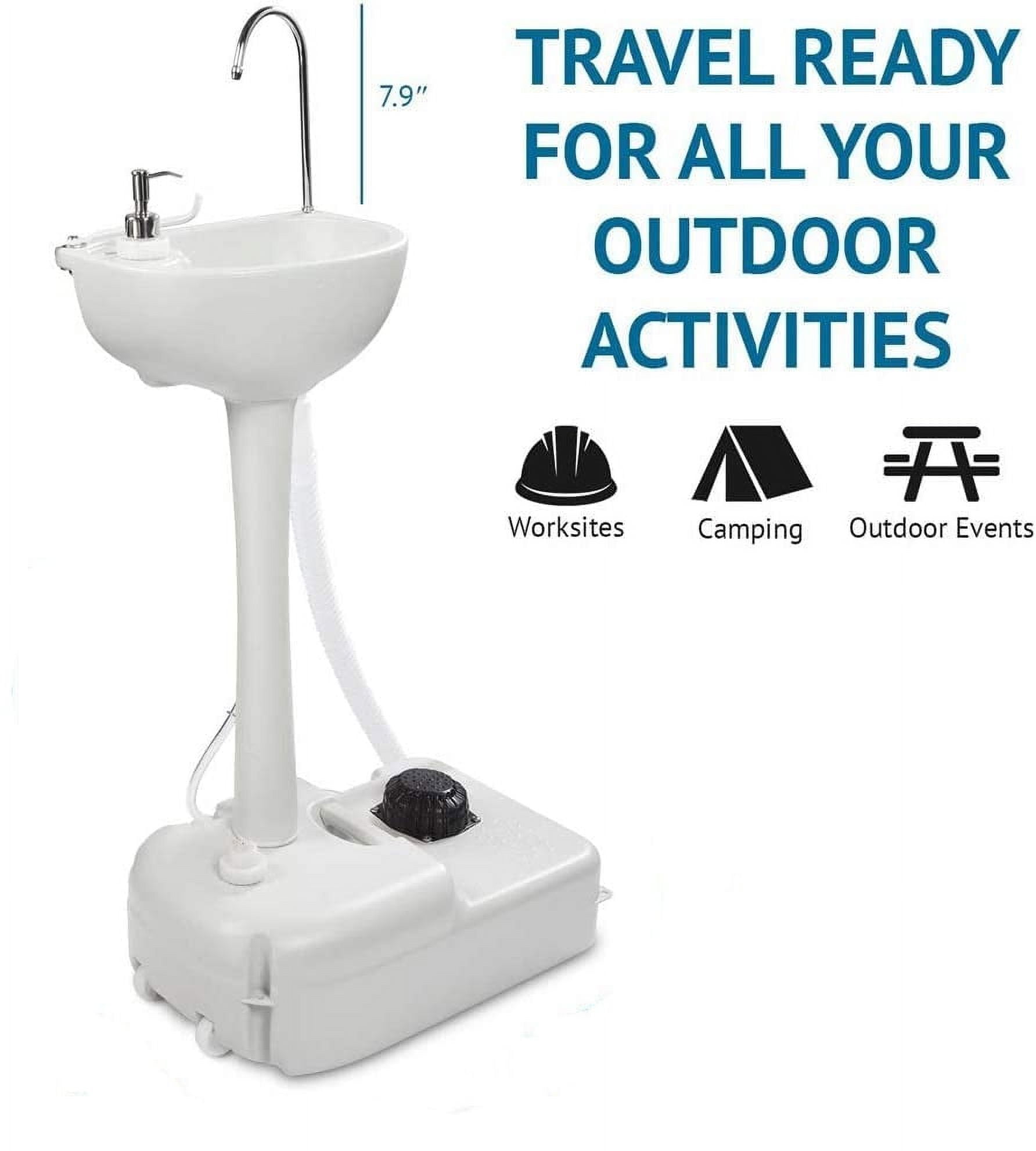 Private Jungle Outdoor Garden Portable Camping Hand Sink Removable Hand Washing Basin Sanitary Ware for RV/Kitchen/Indoor, Private Jungle Outdoor Garden Portable Camping Hand Sink Removable Hand Washing Basin Sanitary Ware for RV/Kitchen/Indoor,