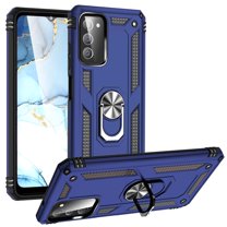 Allytech Galaxy A03s Case (US Edition), Galaxy A03S Case with Stand, With Ring Holder Stand Military Grade Shockproof Protective Compatible with Car Mount Case Cover for Samsung Galaxy A03S - Blue