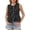 03_Black, variant on Fashion Women's Boned Corset Rhinestone Chain Beaded Bustier Vest for Rock Denim Outerwear Womens Tank Tops 01_Blue,L