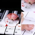 thumbnail image 5 of Piano Keyboard Stickers for 88/61Key.Colorful Bigger Letter,Thinner Material,Transparent Removable,with Cleaning Cloth, 5 of 5
