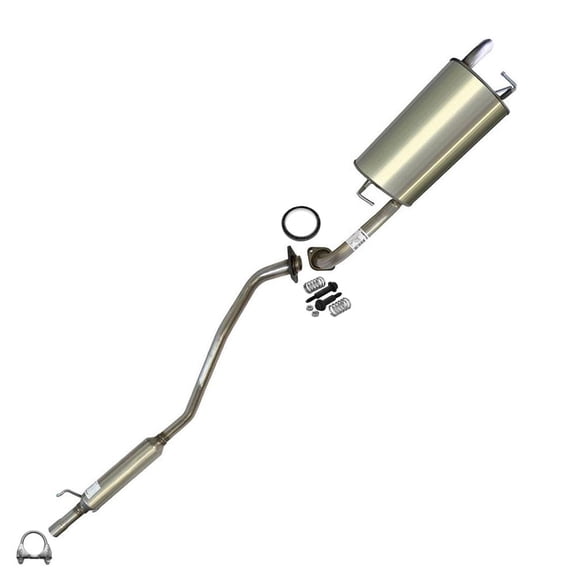 Northeastern Exhaust Resonator Muffler Fits 2005-2008 Toyota Corolla 1.8L - Direct Fit | Stainless Steel Complete System