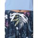thumbnail image 5 of Conjunto de lounge para mujeres INSPIRE CHIC, camiseta de manga larga con capri floral, sets de pijama suaves y elásticos, ropa de casa de 2 piezas, XL azul profundo, 5 of 6