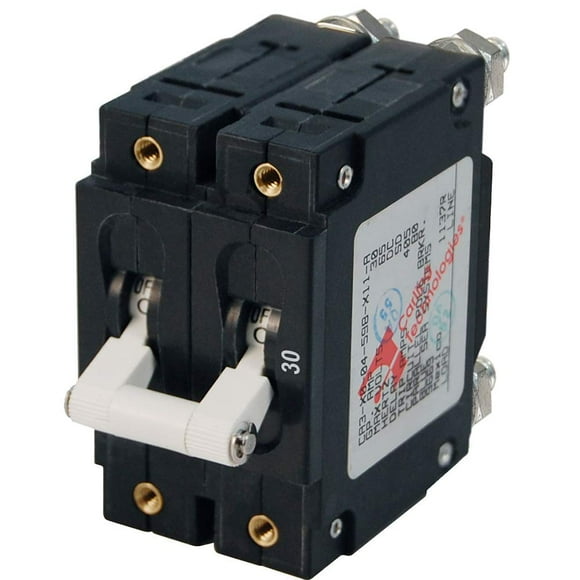 Interruptor automático Blue Sea serie C de doble polo 30A