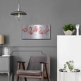 thumbnail image 5 of Luxe Metal Art 'Gracefully Pink VIII' by Lisa Audit, Metal Wall Art, 24"x12", 5 of 10