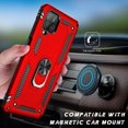 thumbnail image 5 of for Galaxy A42 5G Case with Screen Protector, Grade Shockproof Cover Pass 16ft Drop Test Protective Phone Case with  Kickstand Car Holder for Samsung Galaxy A42 5G Red, 5 of 14