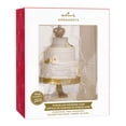 thumbnail image 7 of Hallmark Ornament Porcelain Figural Premium Wedding Cake Dated, 7 of 7