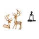 thumbnail image 5 of Escultura abstracta de reno pensador europeo, artesanía coleccionable, figura de amante de los ciervos, adorno de mesa simple, estatua para armario, d, 5 of 8