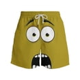thumbnail image 2 of Pantalones Cortos de Cintura Elástica de los Hombres Casual Divertido Impreso Pantalones Cortos de Natación, Bajos de Playa de Verano Ligeros con Bolsillos, 2 of 5