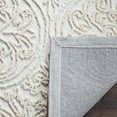 thumbnail image 4 of SAFAVIEH Trace Burton Geometric Wool Area Rug, Ivory, 6' x 6' Square, 4 of 7