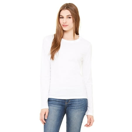 sleeve shirt tee bella crewneck jersey thick canvas custom button upload