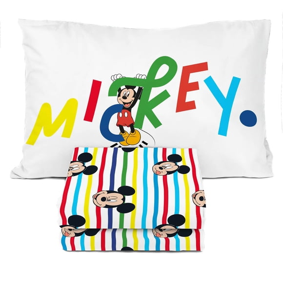 Juego de sábanas Sunny Side Up Disney Mickey Mouse, 3 piezas